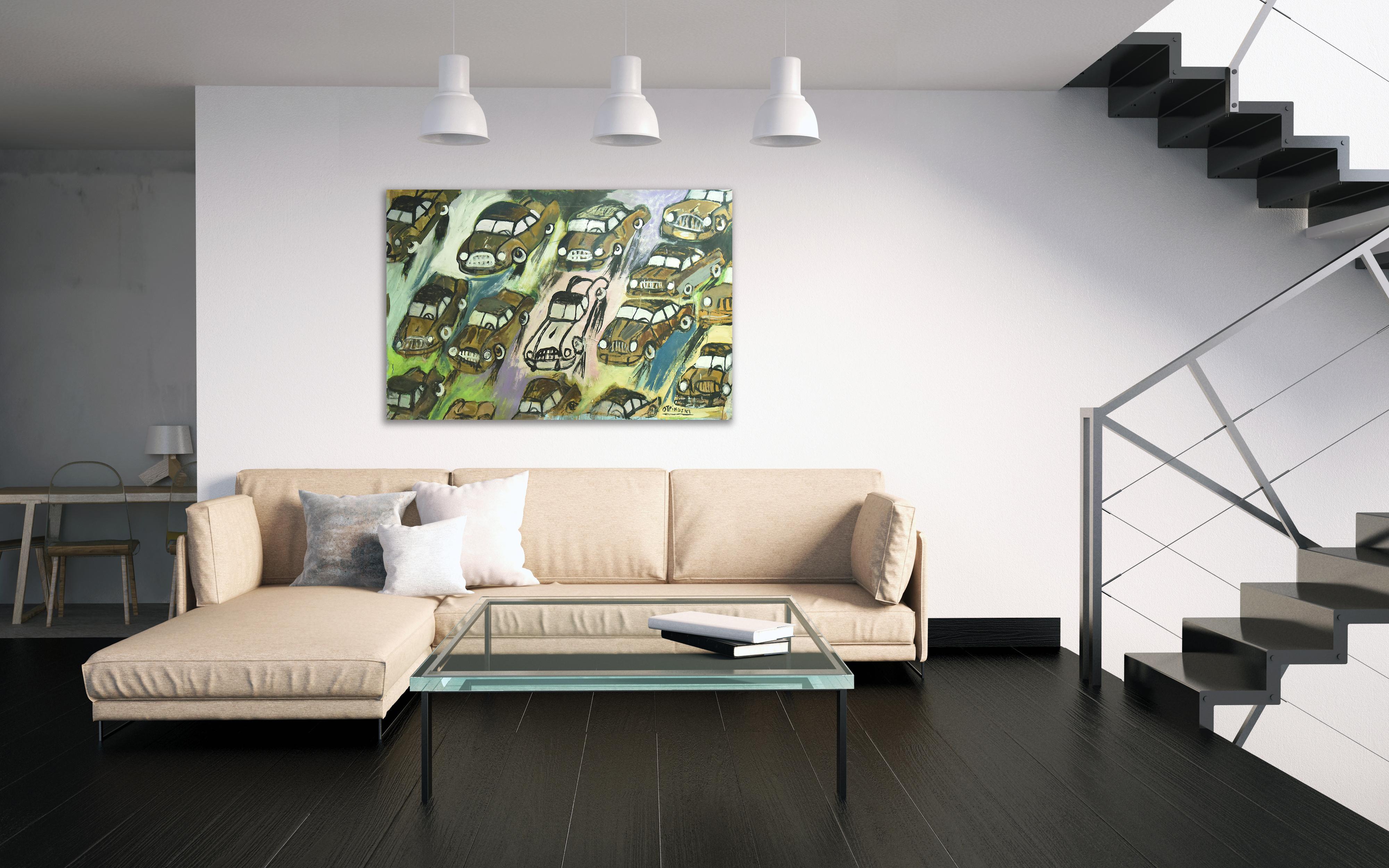 '1-95' Pittura figurativa di automobili 1