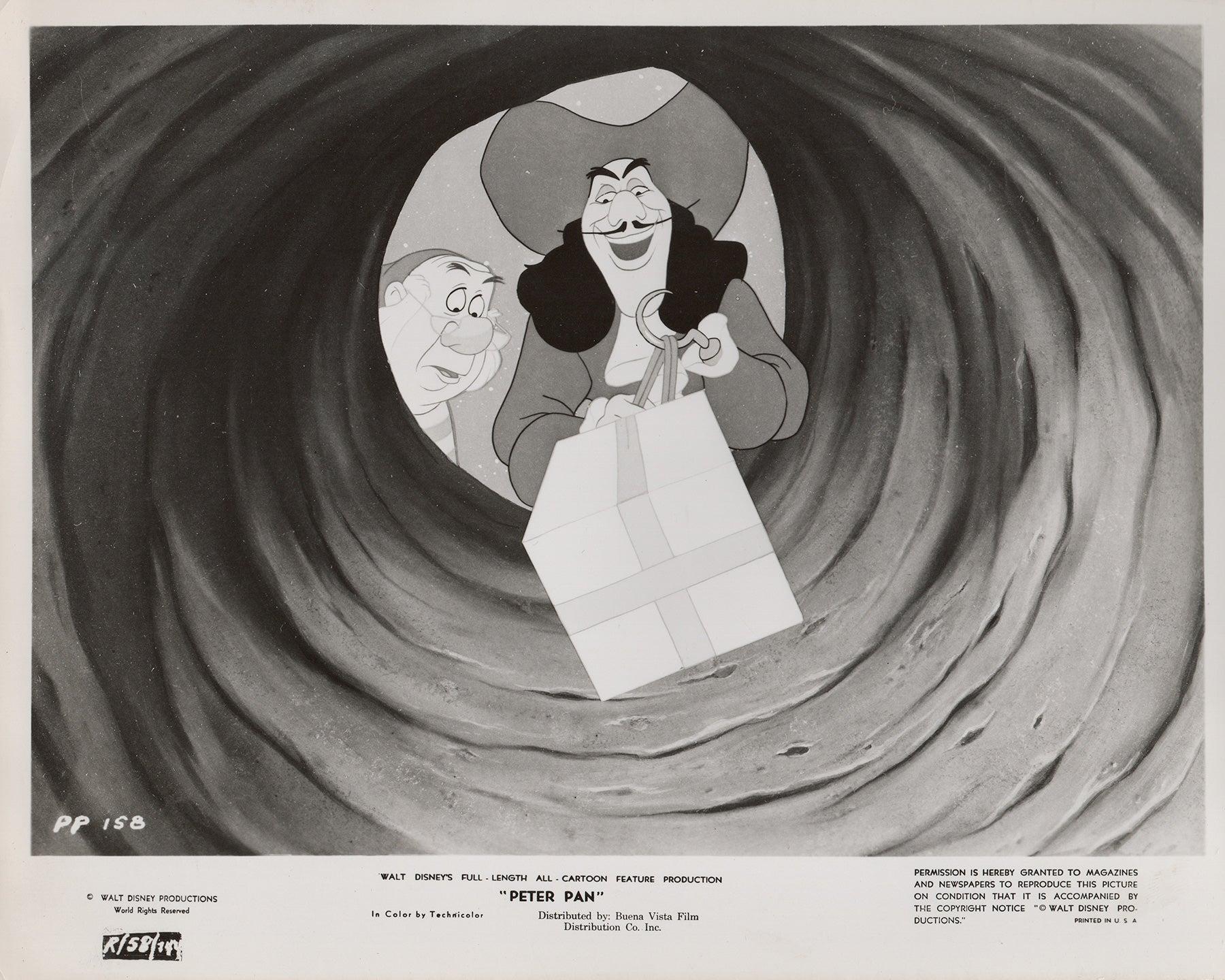 Peter Pan (1953) Pressestatement - gerahmt (Holz) im Angebot