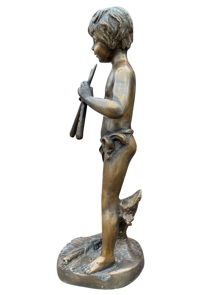 Peter Pan Bronze Sculpture, 20th Century For Sale at 1stDibs peter
