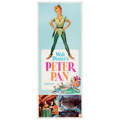 Retro 'Peter Pan' R1969 U.S. Insert Film Poster