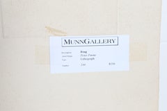 „Frog“, signierte surrealistische Radierung von Peter Paone