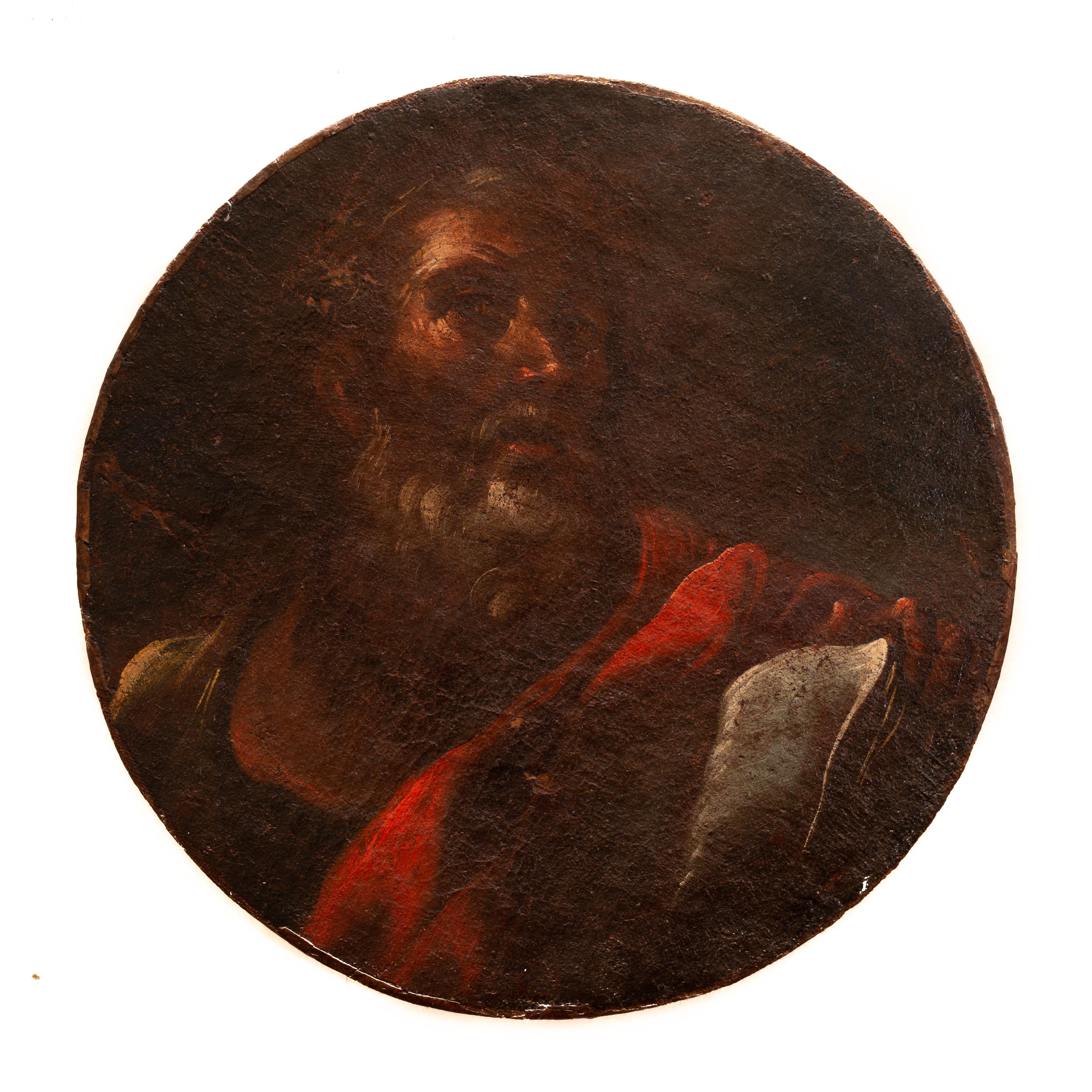 An Apostle Painted in the Circle of Peter Paul Rubens, Oil on Canvas - Painting by Unknown