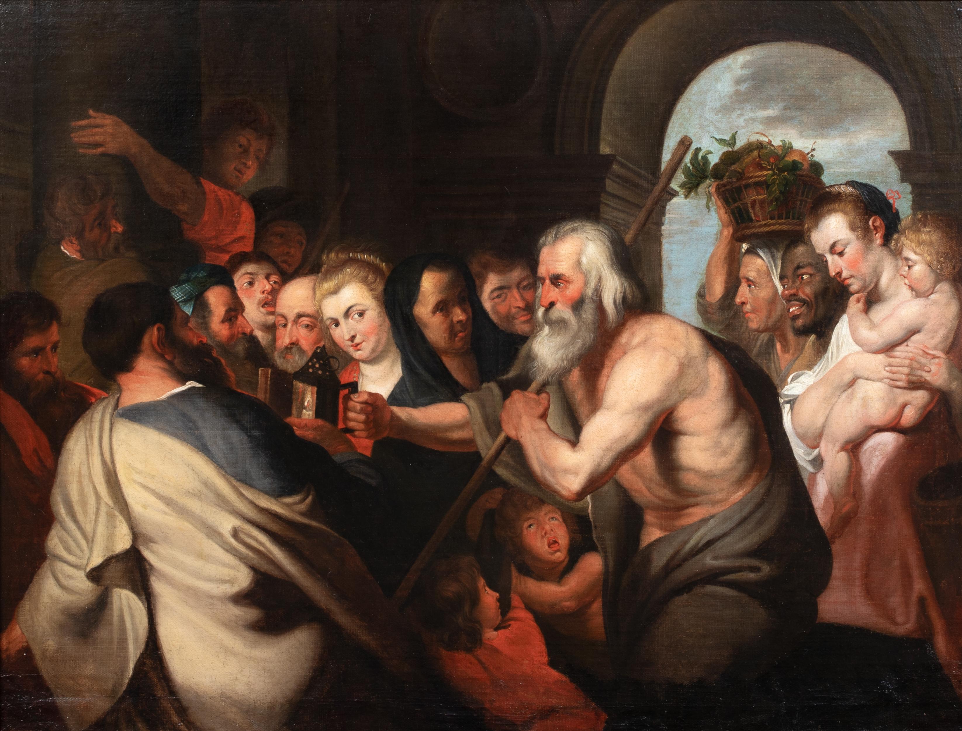 diogenes searching for an honest man