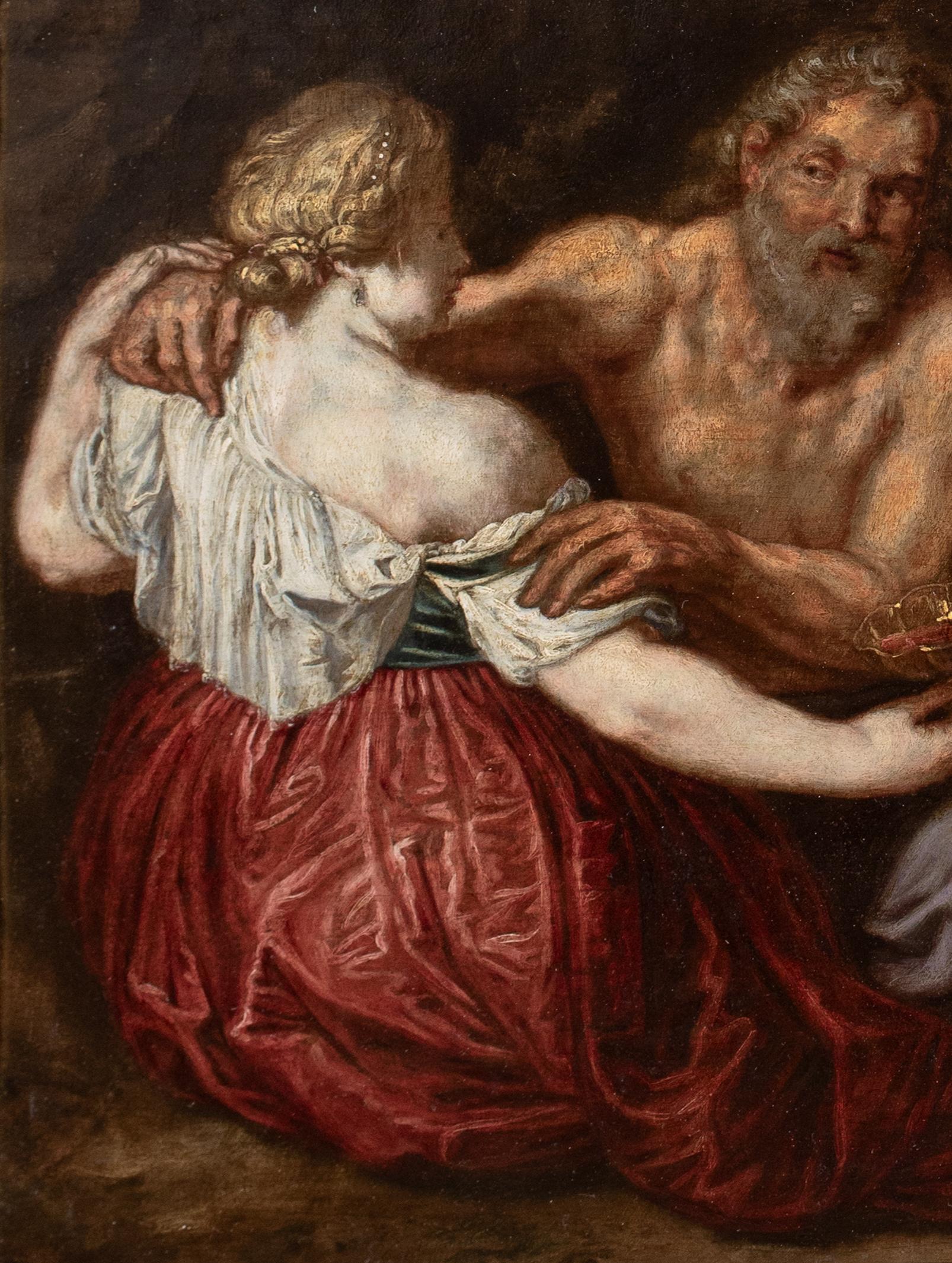 Lot & His Daughters, 17th Century For Sale 6