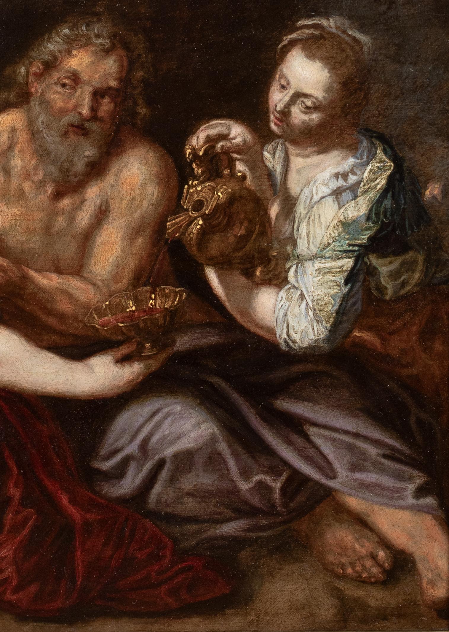 Lot & His Daughters, 17th Century For Sale 2