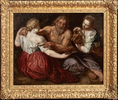 Antique Lot & His Daughters, 17th Century