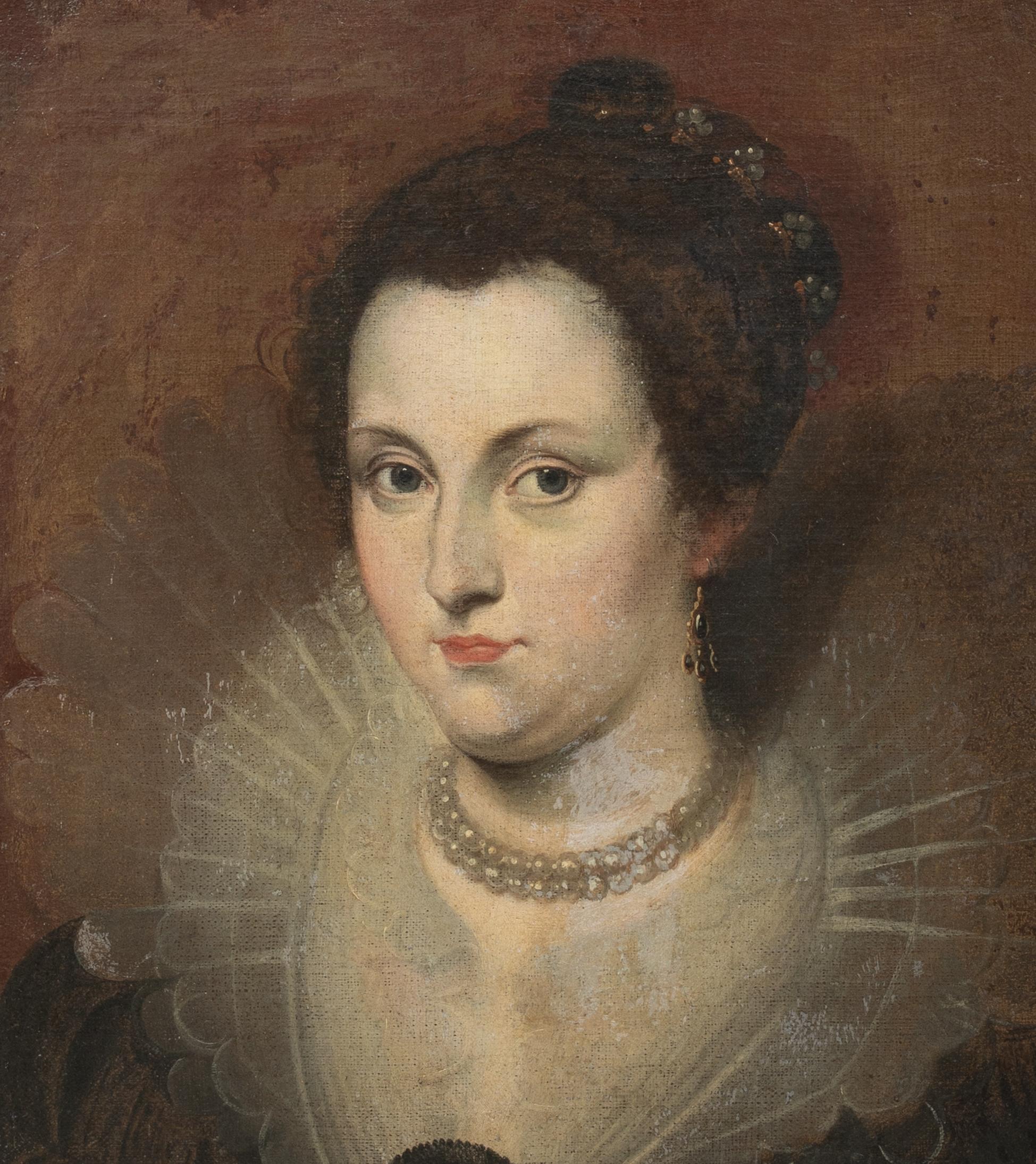 Portrait Of Elisabeth of France Queen Of Spain & Portugal (1602-1644)  For Sale 2