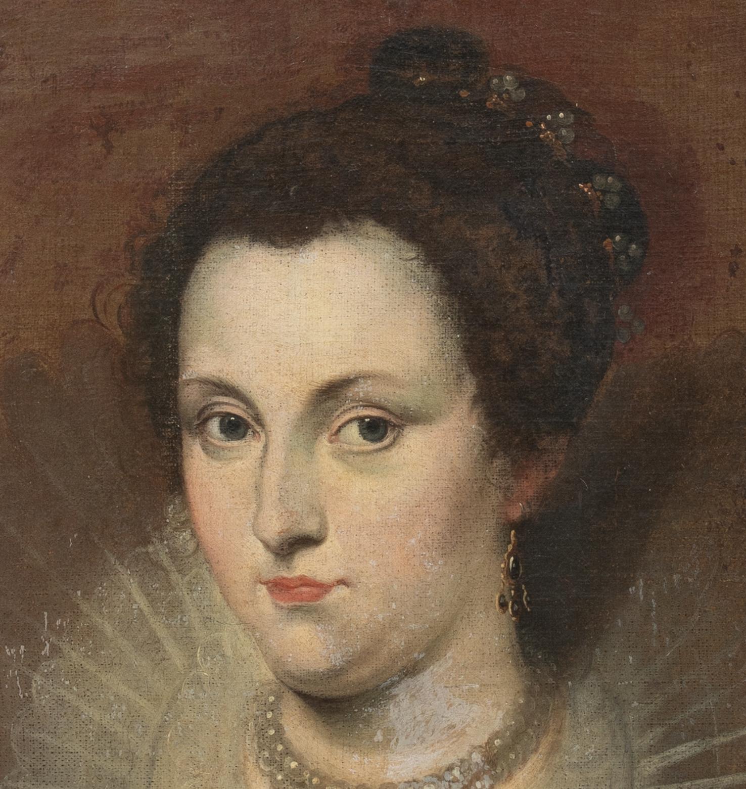 Portrait Of Elisabeth of France Queen Of Spain & Portugal (1602-1644)  For Sale 3
