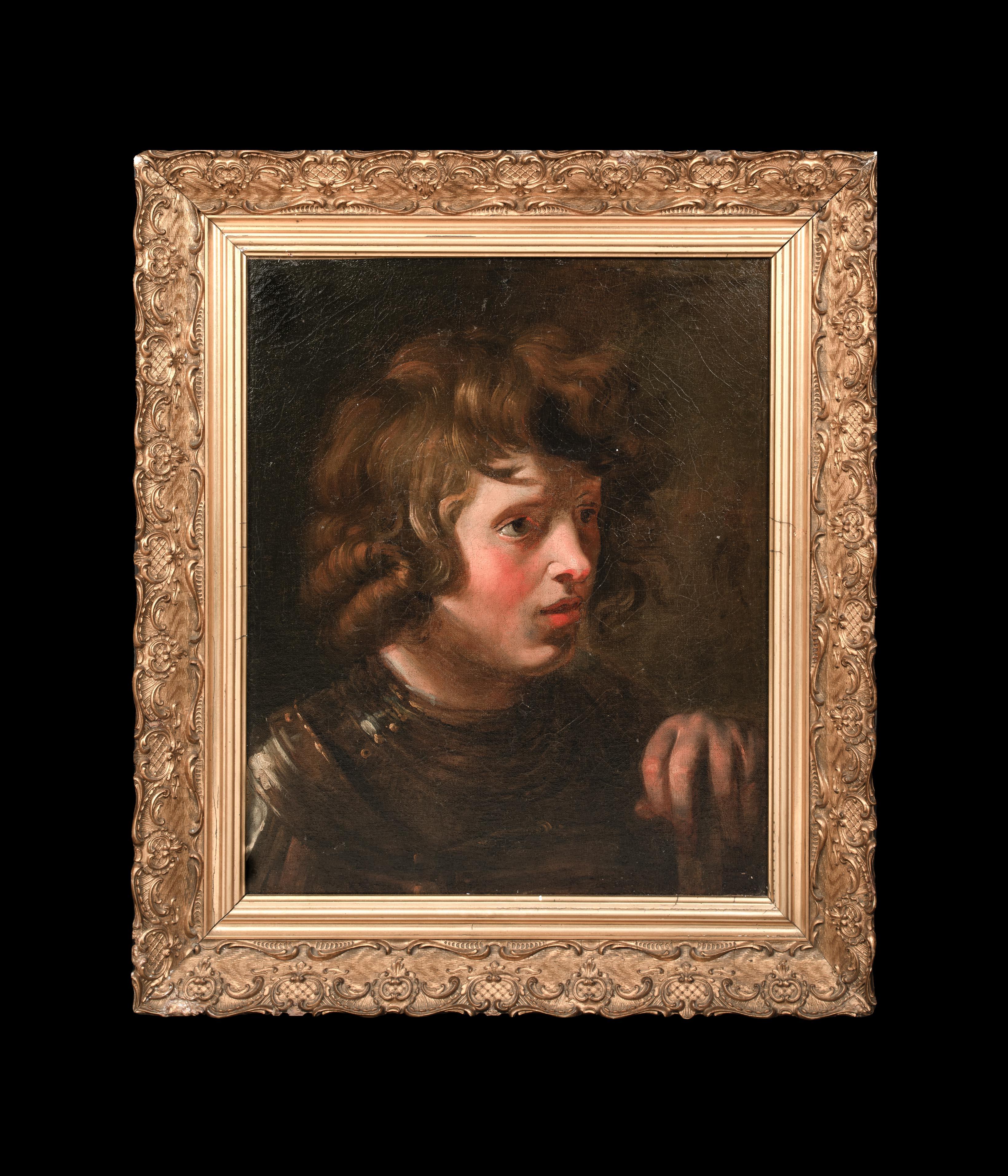 Study Of King David, 17th Century  School Of Peter Paul Rubens (1577-1640) For Sale 1