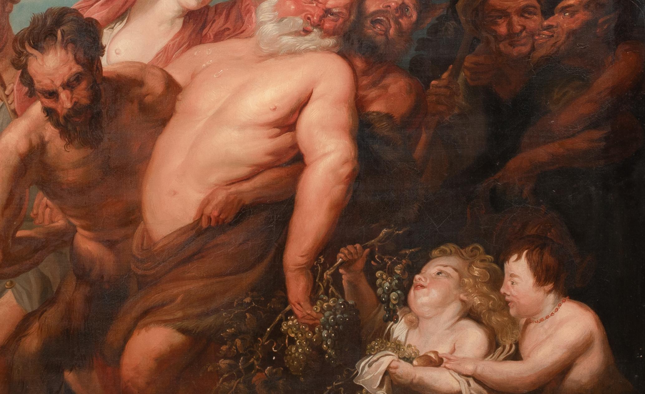 El Sileno borracho y los sátiros, siglo XVIII 3