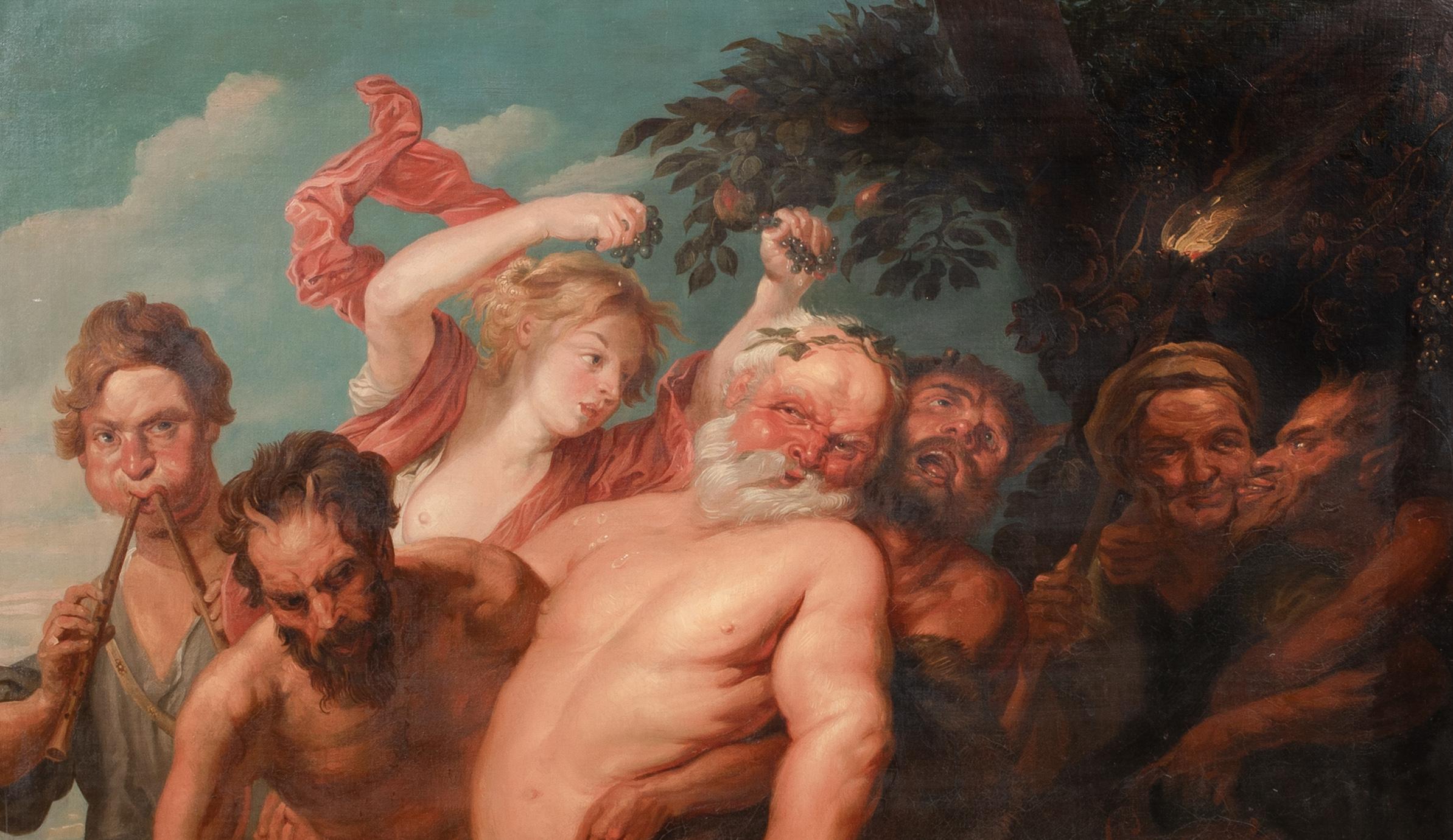 El Sileno borracho y los sátiros, siglo XVIII 4