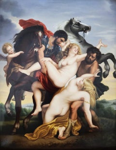 The Rape of the Daughters of Leucippus /// KPM after Peter Paul Rubens Baroque