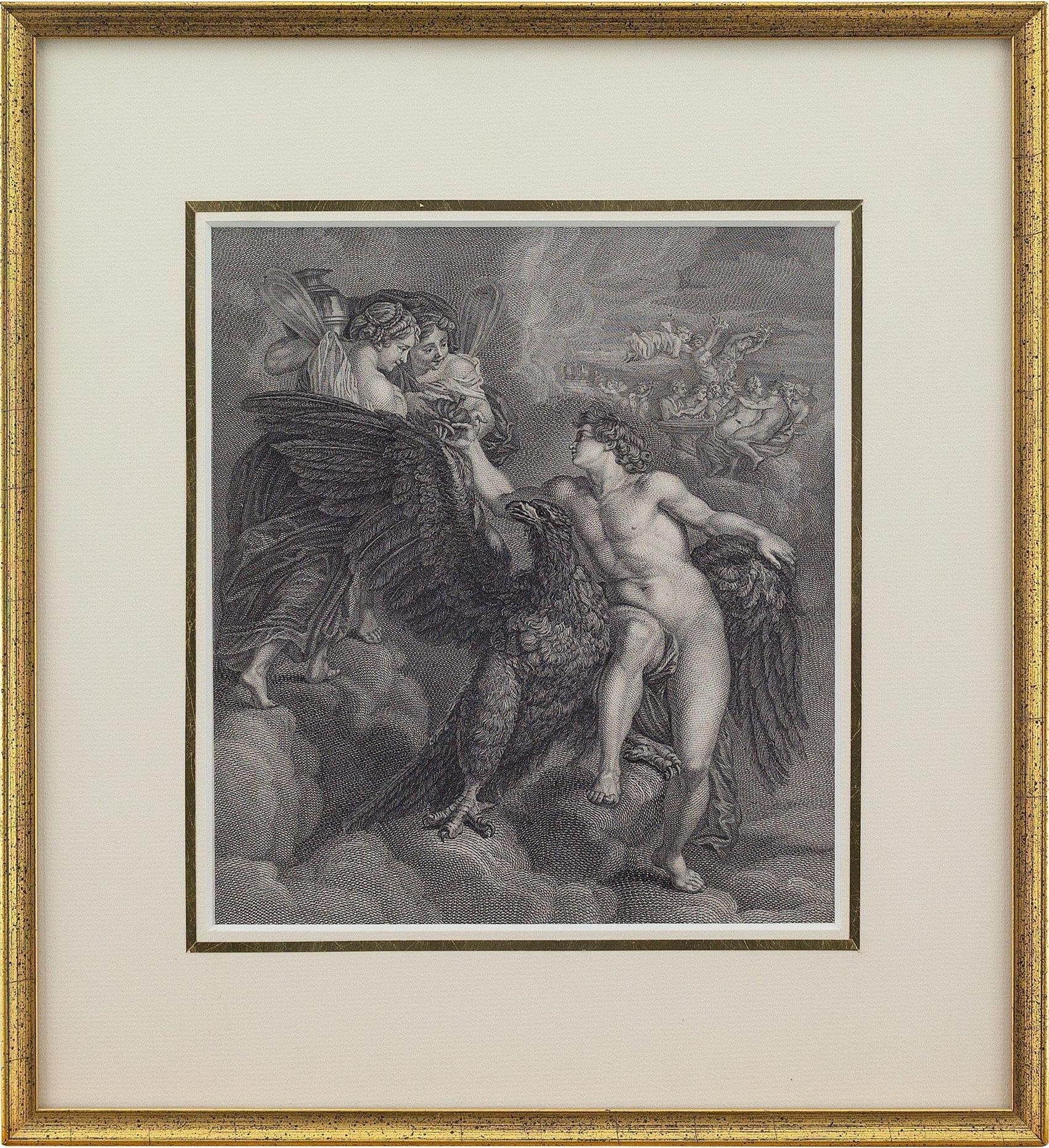 Peter Paul Rubens Figurative Print - Pair Of 19th-Century Classical Engravings After Rubens & Chasselat