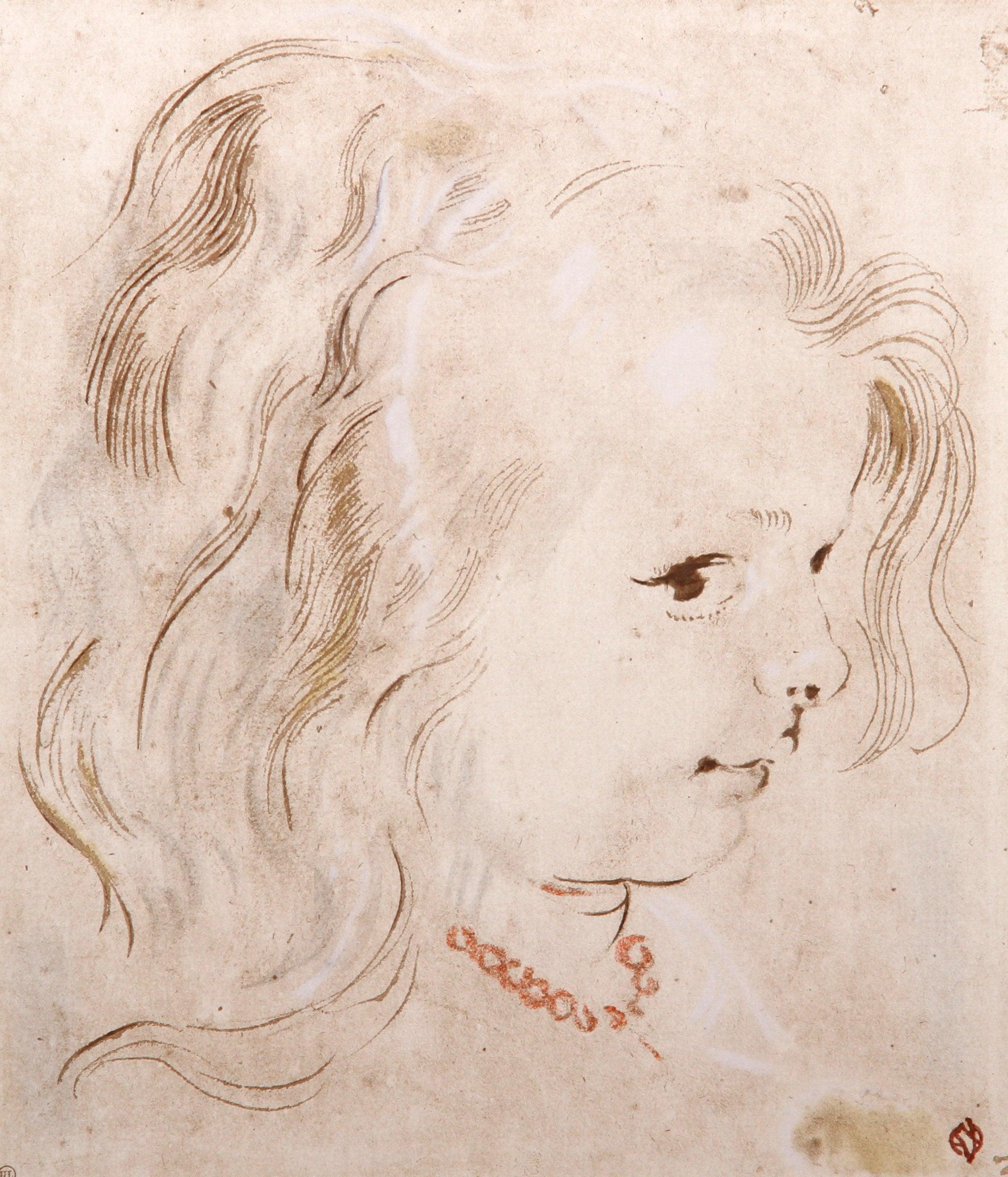 Peter Paul Rubens, Portrait of a young girl, Faces of Children, 1968 (after)