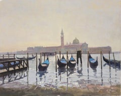 Peter Z. Phillips - Óleo Contemporáneo, Gondalas y Luz Solar