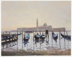 Peter Z. Phillips - Óleo Contemporáneo, Gondalas y Luz Solar