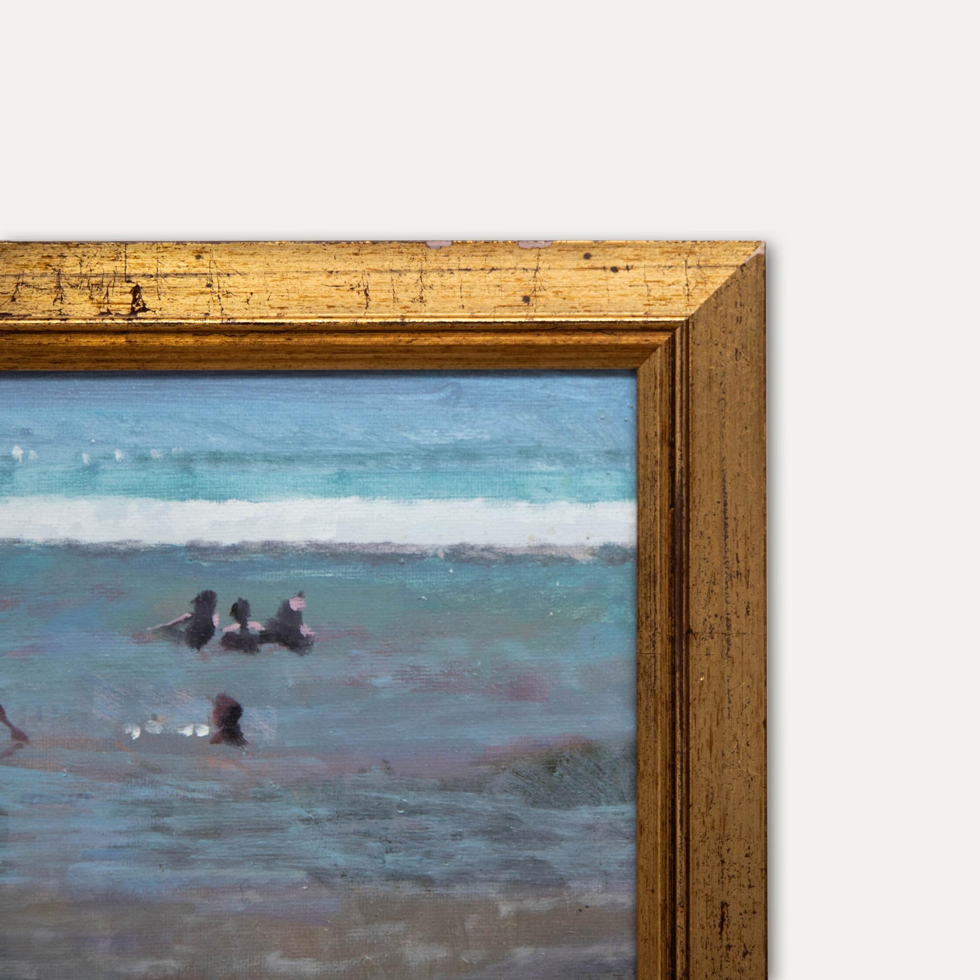 Peter Z. Phillips - Framed Contemporary Oil, Swimmers For Sale 2