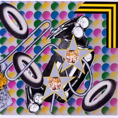 Sérigraphie PopArt signée et datée de Peter Phillips, britannique, 1968, pneumatique