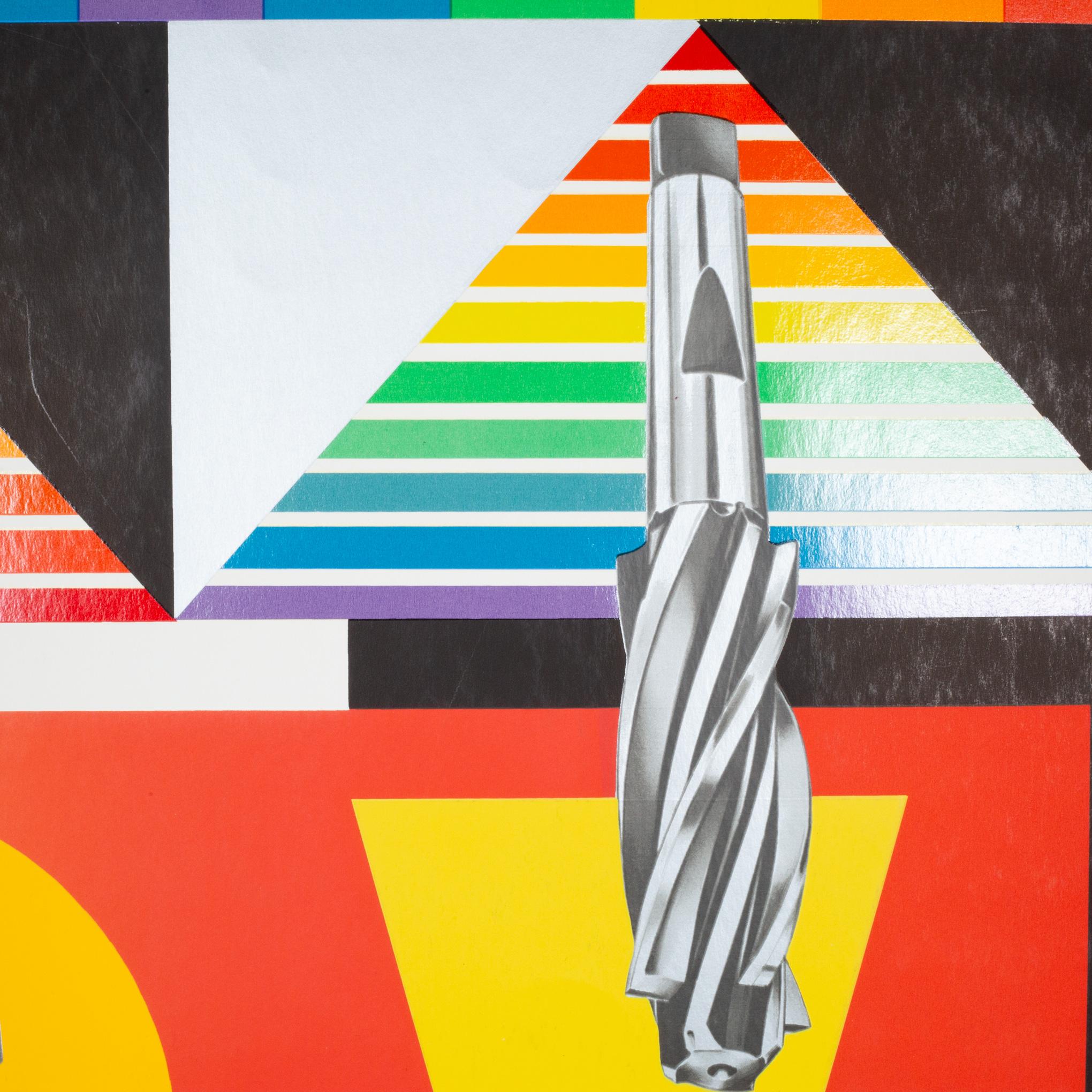Peter Phillips, El cazador, 1975, Serigrafía, Prueba de artista, Firmado en Bueno estado para la venta en San Francisco, CA