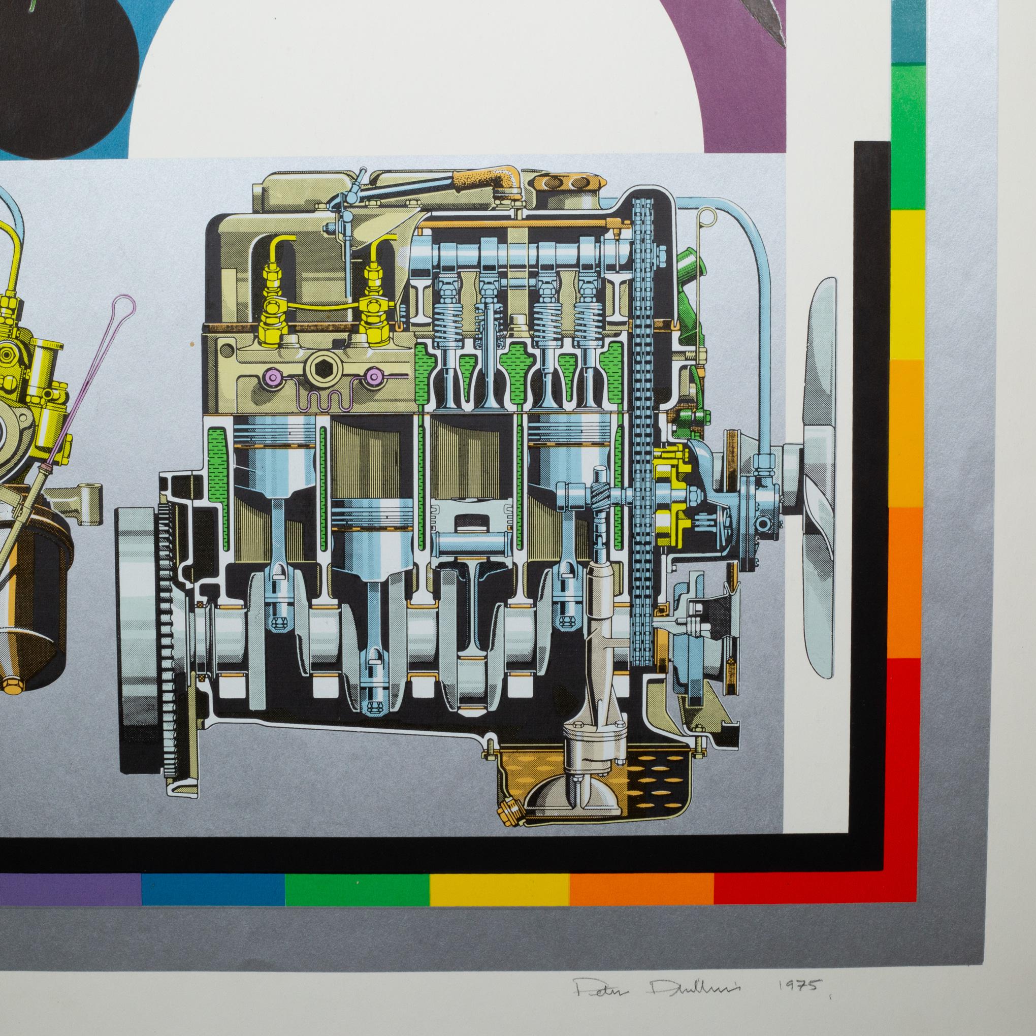 Peter Phillips, El cazador, 1975, Serigrafía, Prueba de artista, Firmado en venta 2