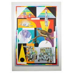 Peter Phillips, El cazador, 1975, Serigrafía, Prueba de artista, Firmado