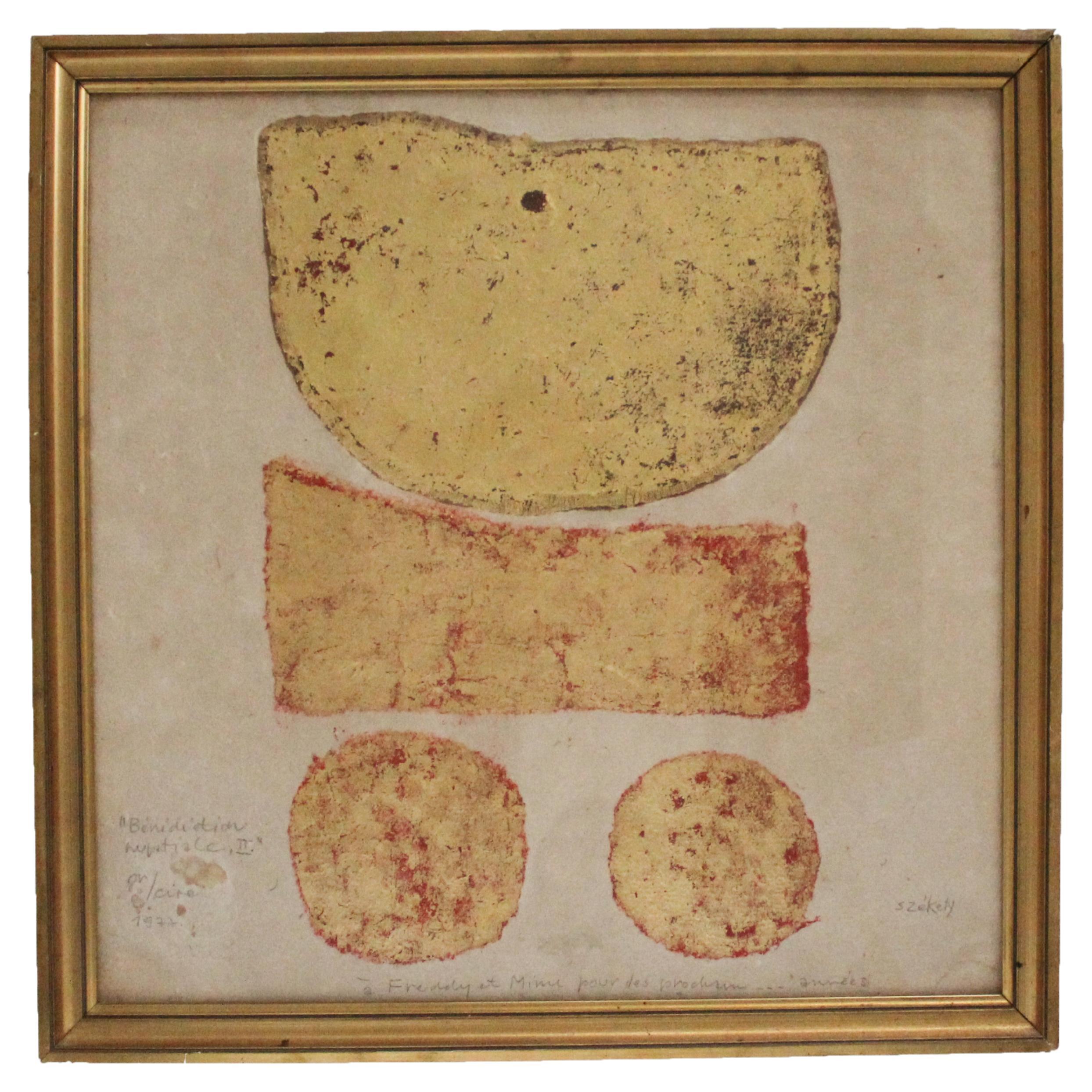 Pintura de Péter Pierre Székely, hacia 1970, Francia en venta