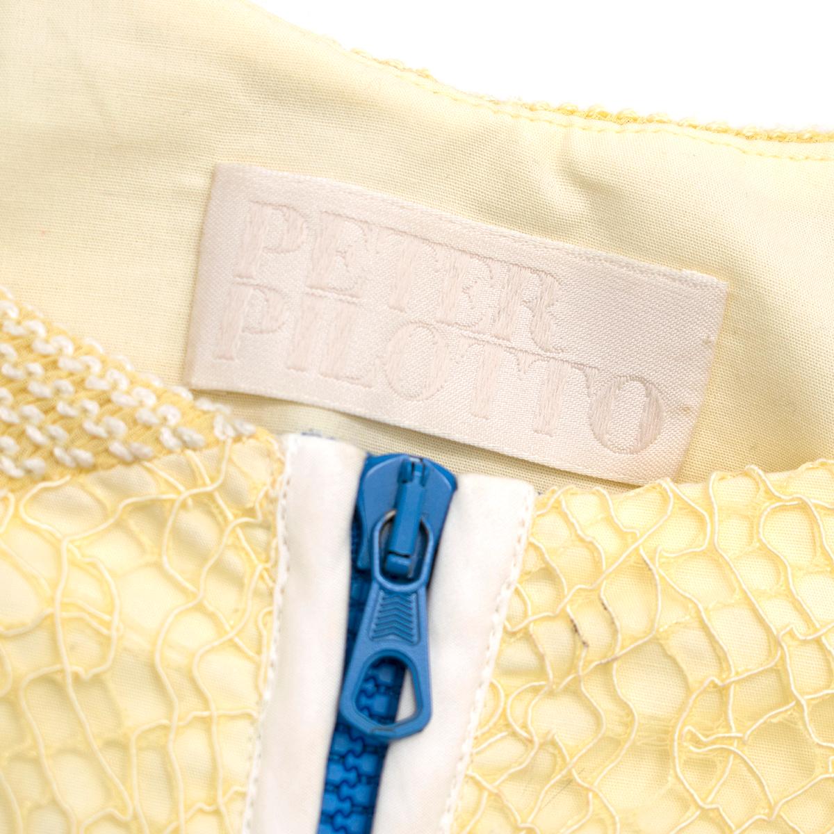 Peter Pilotto Amozon Selene Off-Shoulder Lace Dress UK 8 1