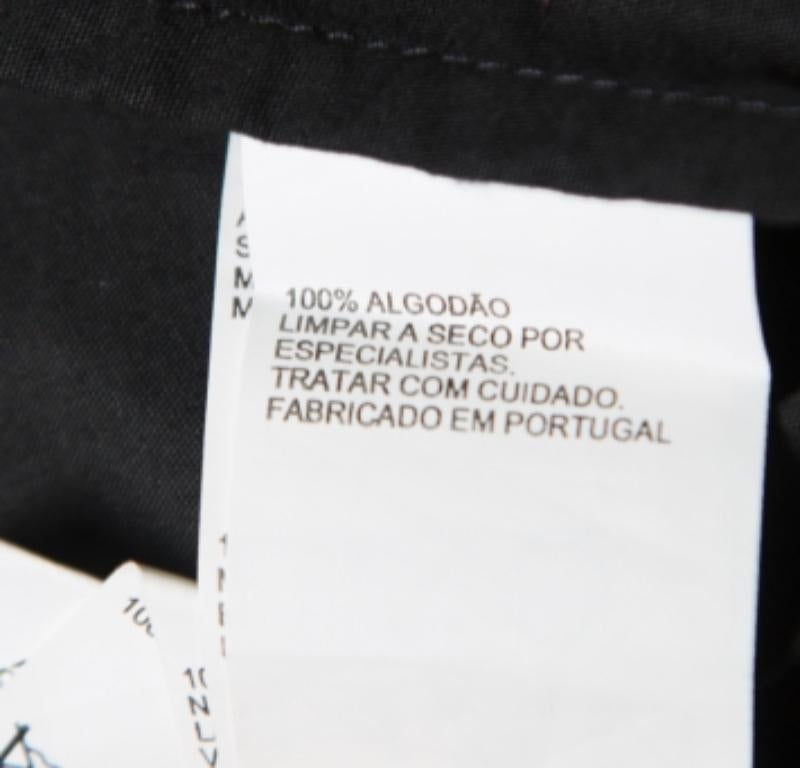 Peter Pilotto Schwarze ärmellose Bluse aus bestickter und verzierter Baumwolle L im Angebot 1