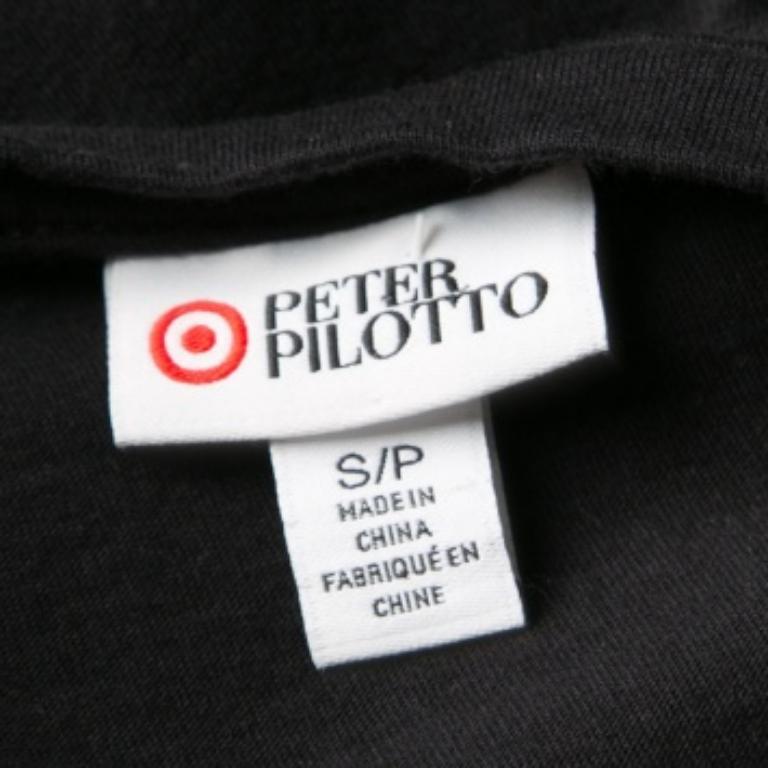 De las mujeres Peter Pilotto Camiseta estampado geométrico negra S en venta
