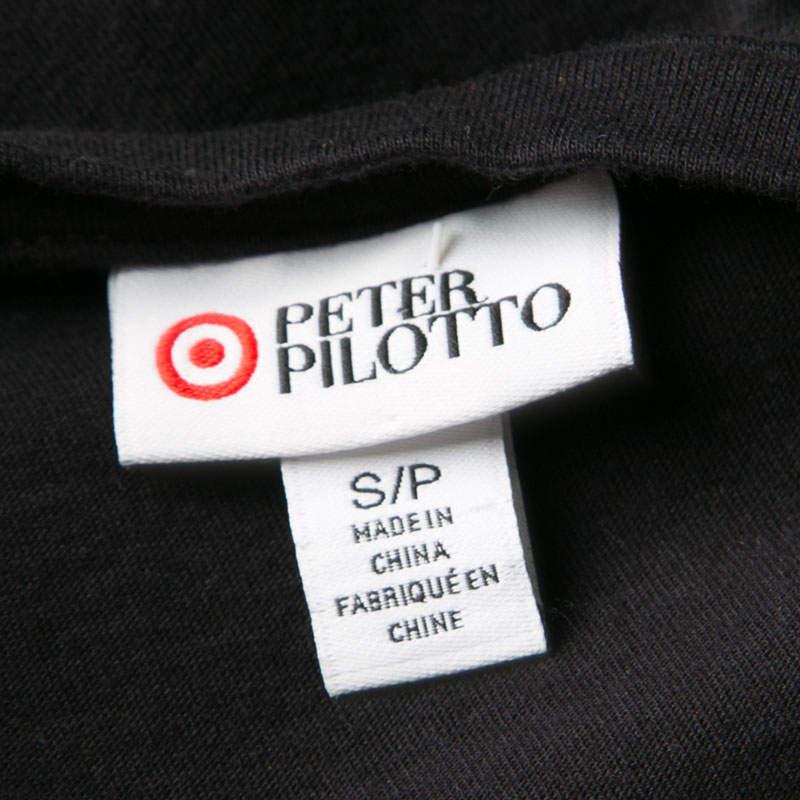 Peter Pilotto Black Geometric Print T-Shirt S For Sale 1