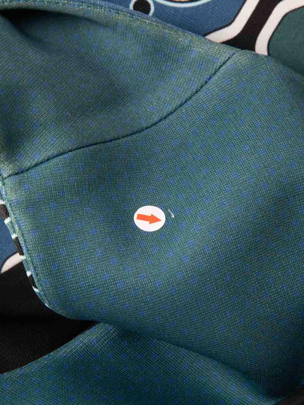 Blaues abstraktes Kleid von Peter Pilotto, Größe S Damen im Angebot