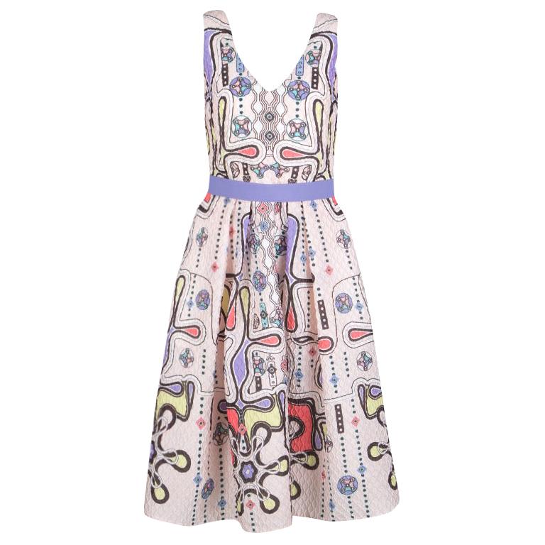 PETER PILOTTO Velvet Corset Dress with Strap Details For Sale at 1stDibs