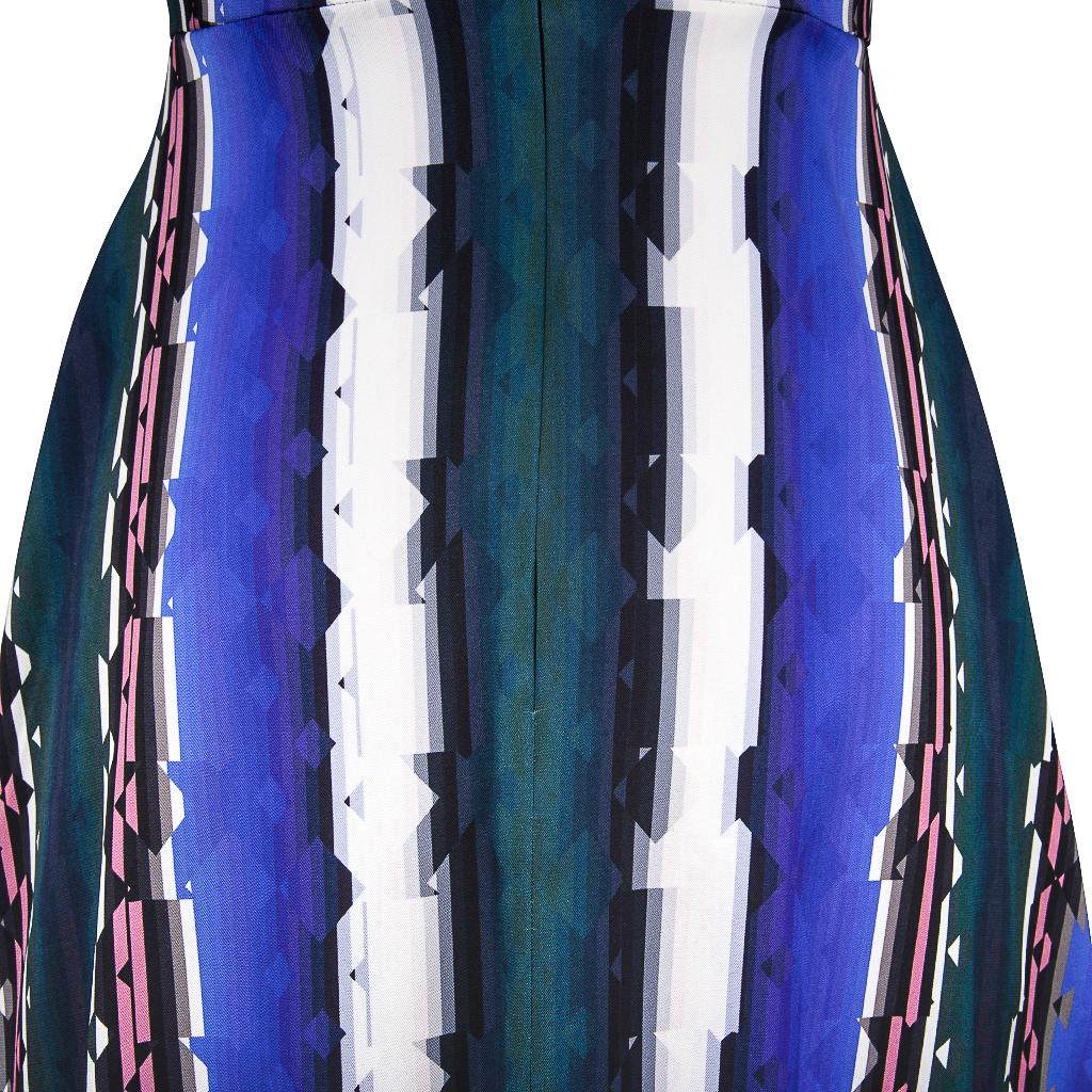 Peter Pilotto Dress Vivid Print Halter Style Beautiful Details  6  New w/ Tag For Sale 3