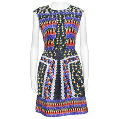 Peter Pilotto Fantasia Cheerleader Printed Silk Sleeveless Alexa Dress M