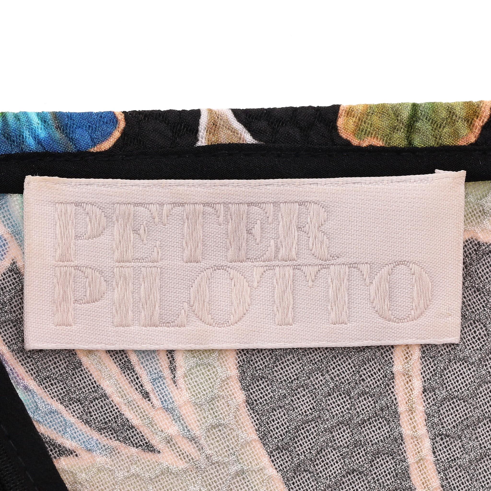 Peter Pilotto Floral Asymmetric Blouse For Sale 1