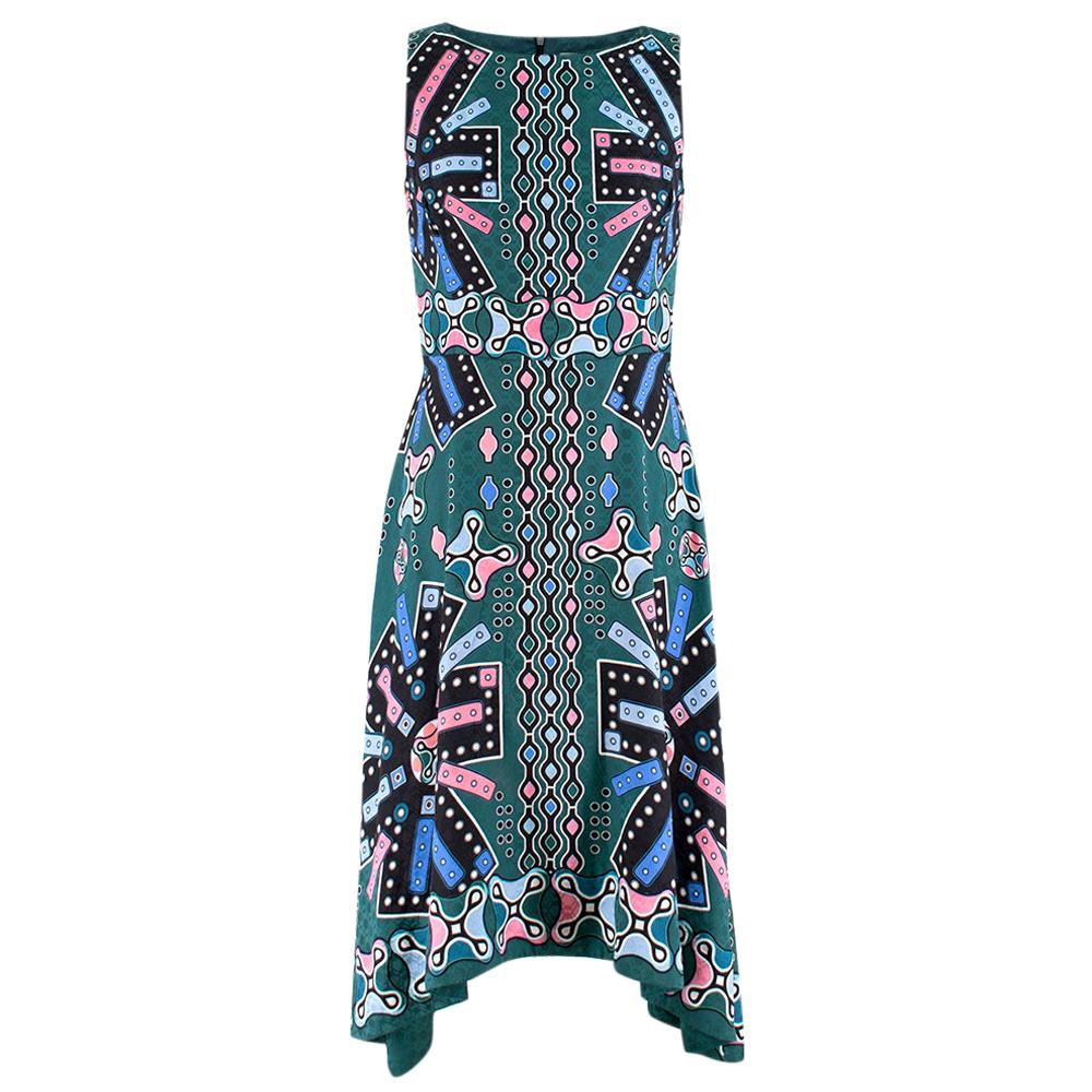 Peter Pilotto Royal velvet dress with sheer panels with detachable ...