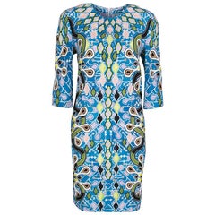 Peter Pilotto Multicolor Printed Crepe Cube Dress M