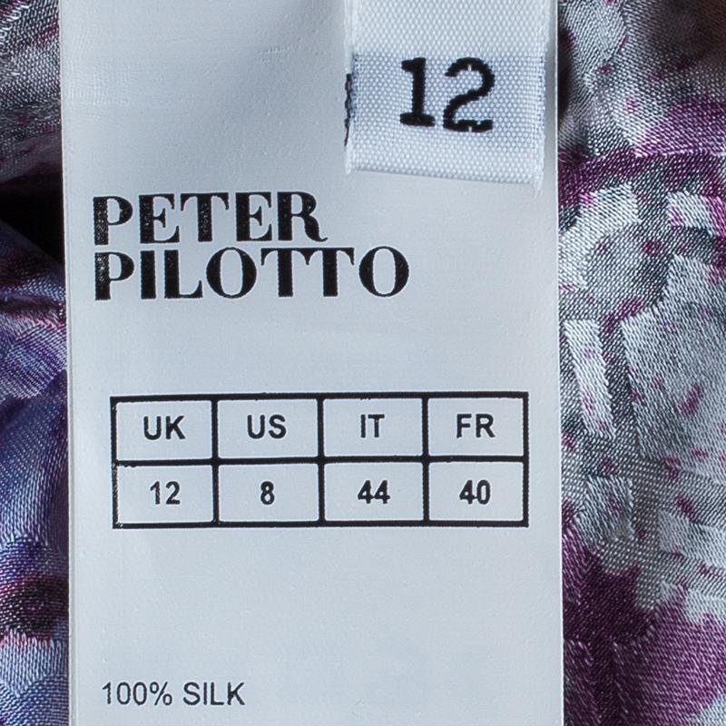 Peter Pilotto Multicolor Printed Roamer Short Dress M In New Condition In Dubai, Al Qouz 2