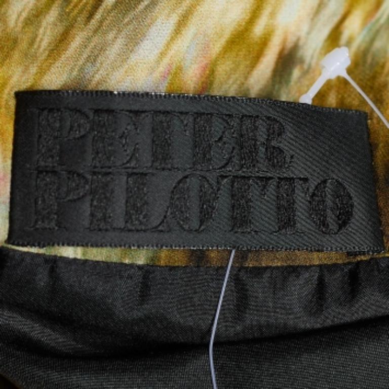 Mehrfarbig bedrucktes Seidenkleid von Peter Pilotto S Damen im Angebot