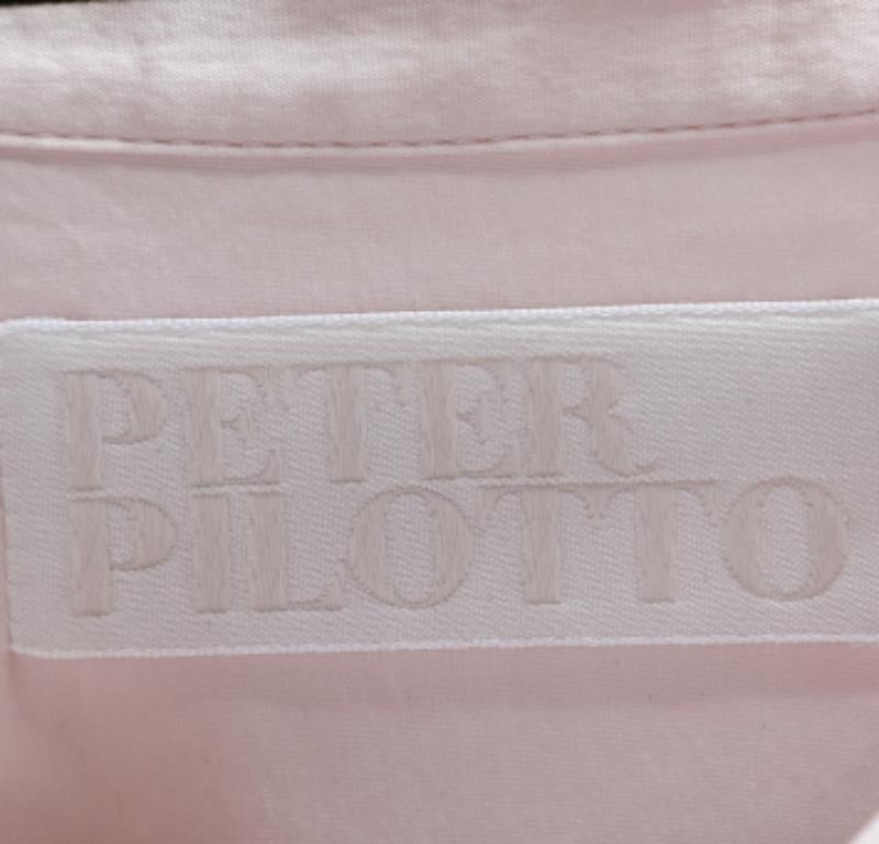 Peter Pilotto - Chemise rayée multicolore à manches découpées en coton S en vente 1