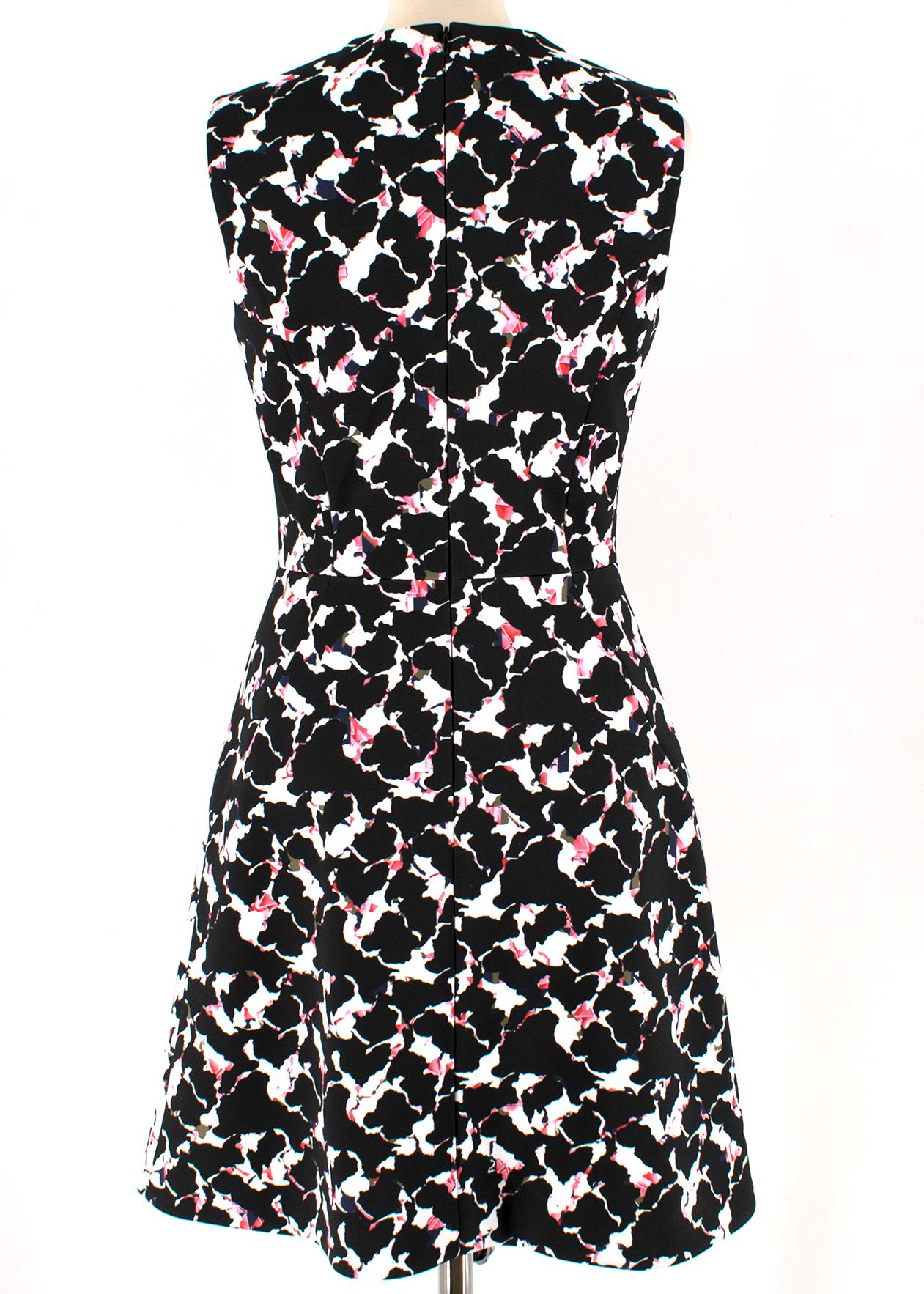 Black Peter Pilotto Pattern Shift Dress Size US 4 For Sale