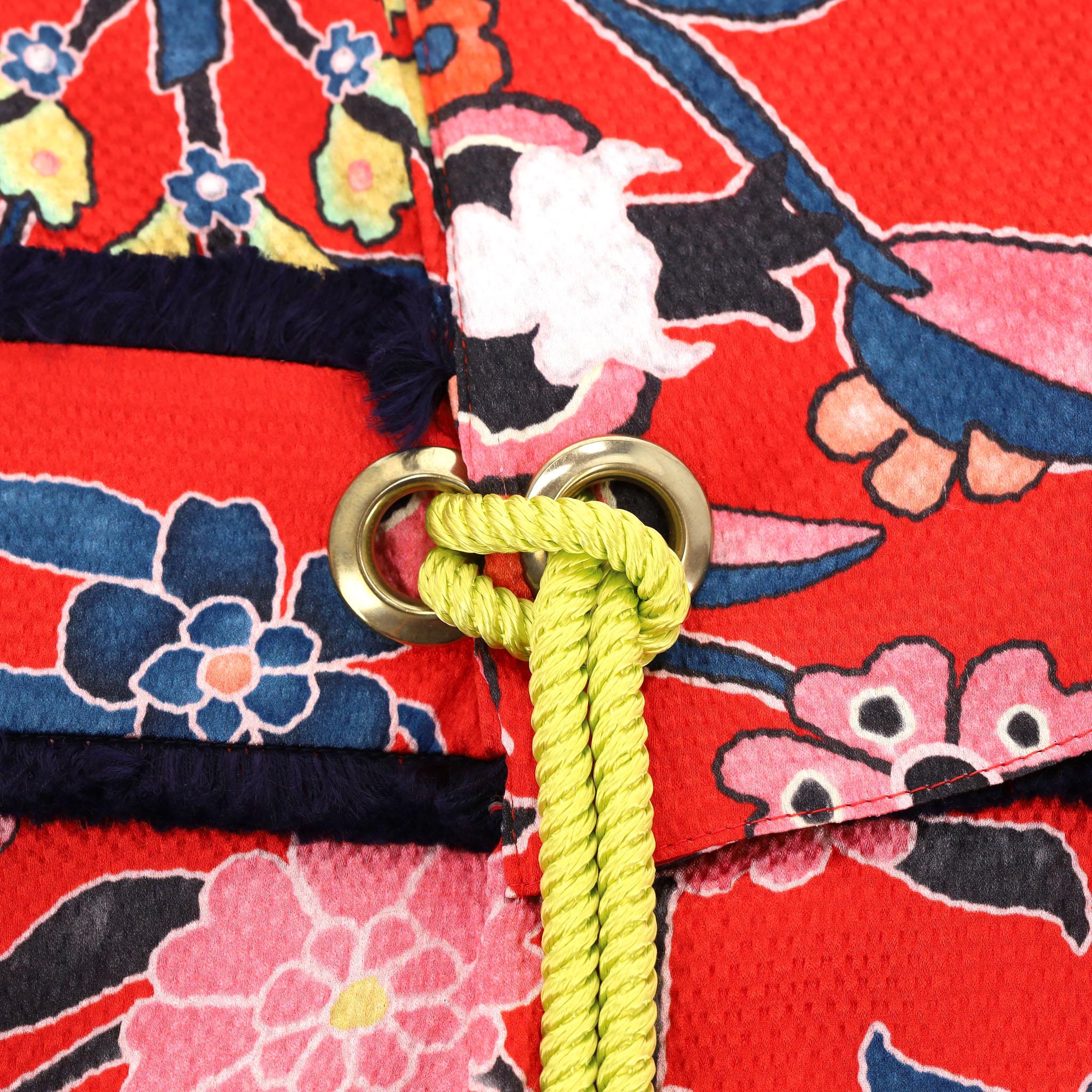 Peter Pilotto - Robe en soie enveloppante à volants Pour femmes en vente