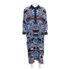 Peter Pilotto Silk Digital Abstract Printed Kaftan Maxi Dress ( One Size )