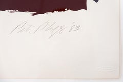 "Untitled" by Peter Plagens. (Abstract, Formalist, Symbolism, Geometric, Print)