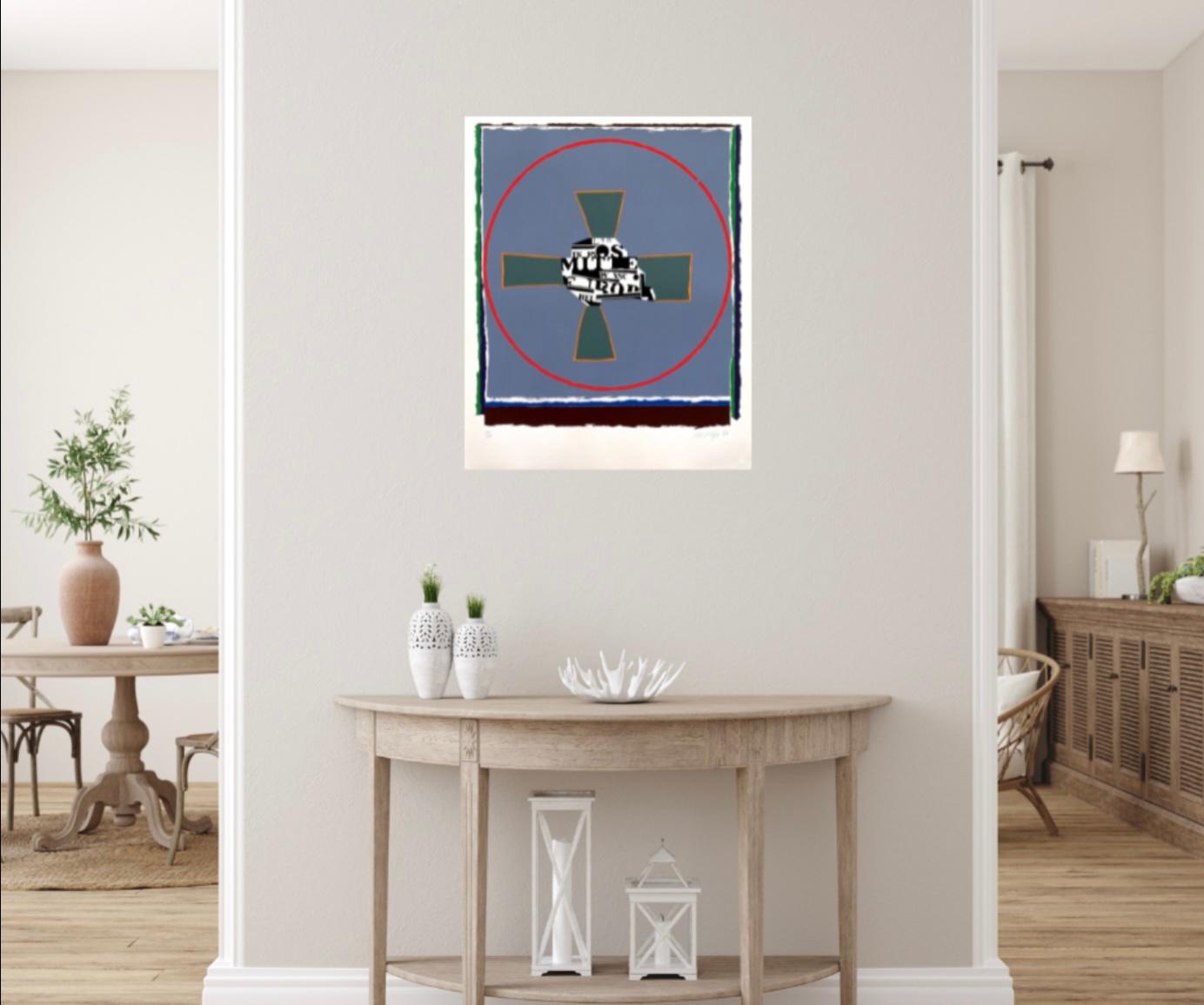 Untitled - Abstract Print Gris de Peter Plagens