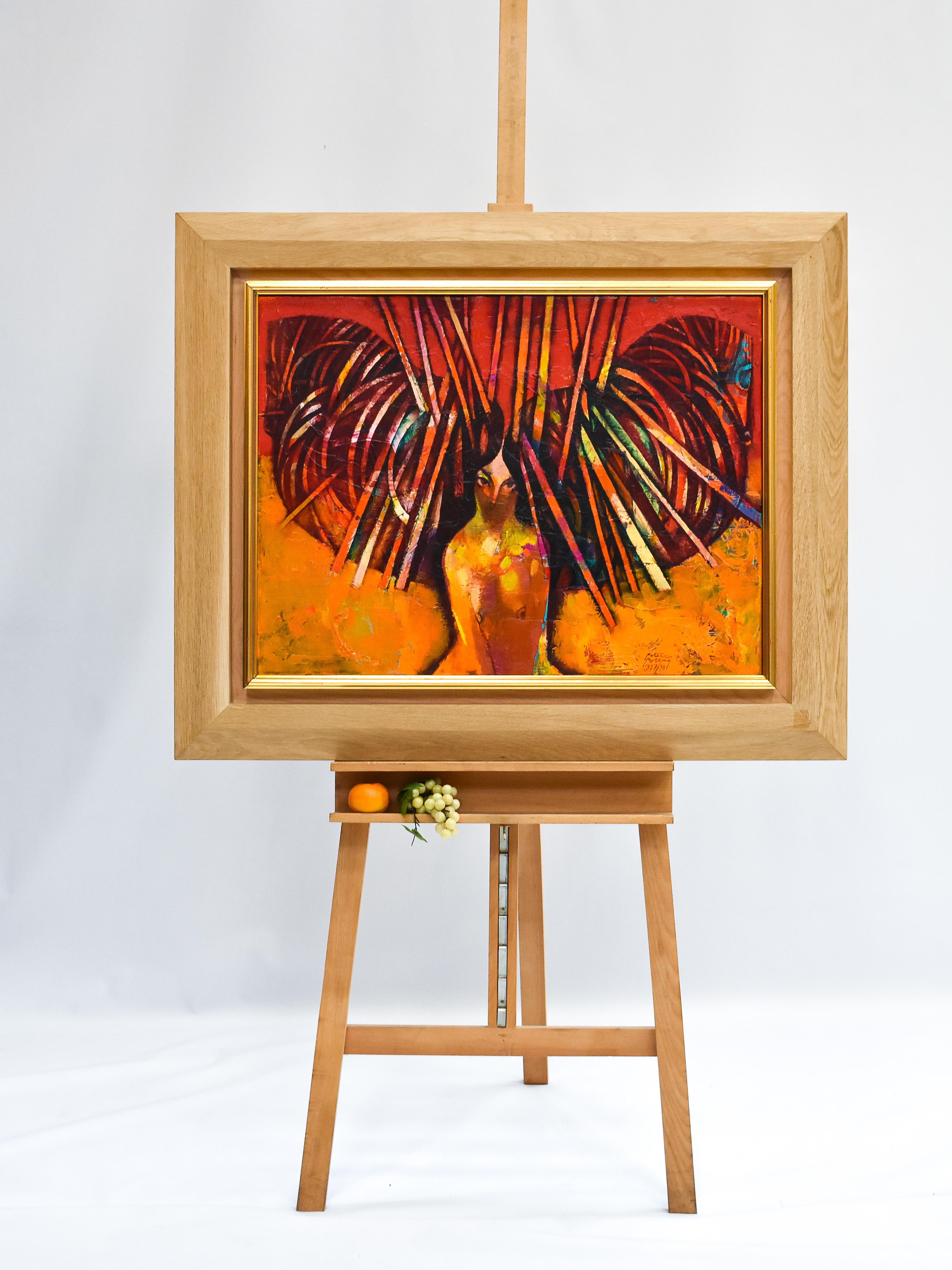 Konsk Hriva - Peter Pollg - Original-Kunstwerk (Abstrakt), Painting, von Peter Pollág 