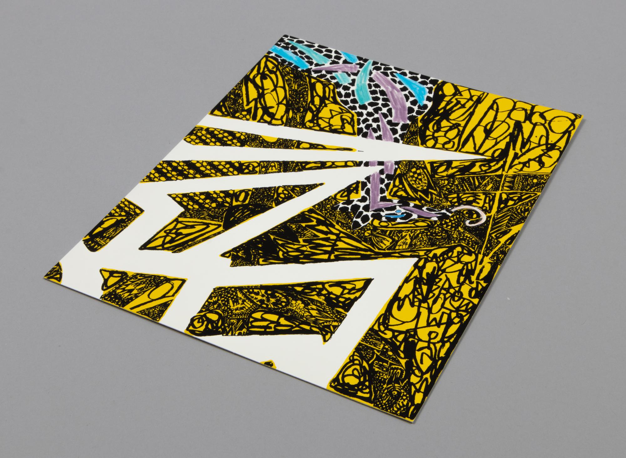 Peter Pommerer, Giraffe with Blue Coloured Eyes - Signed Screenprint 1