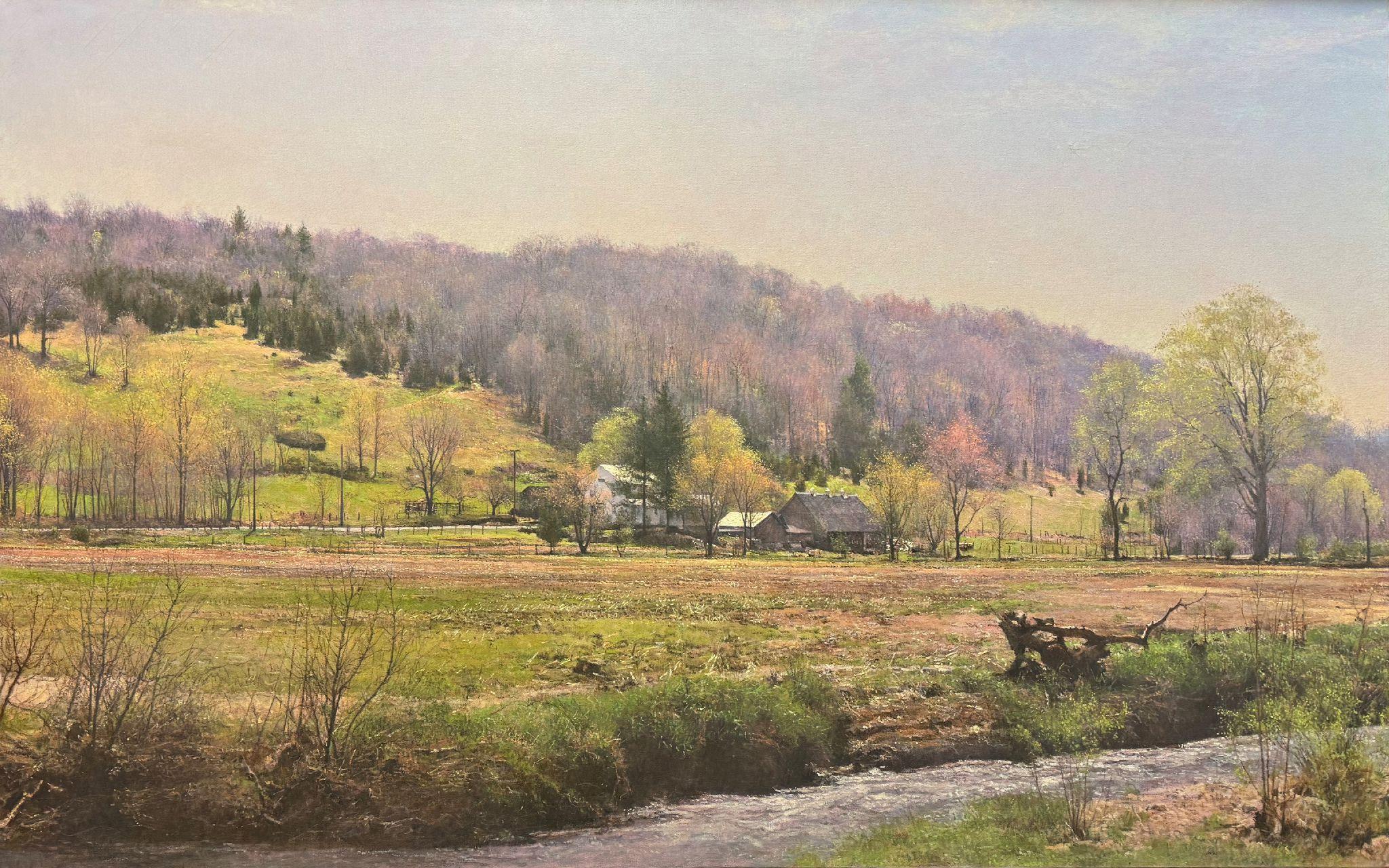 Landscape Painting di Peter Poskas - Fattoria Baruch