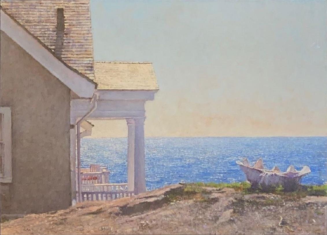 Landscape Painting di Peter Poskas - Affioramento