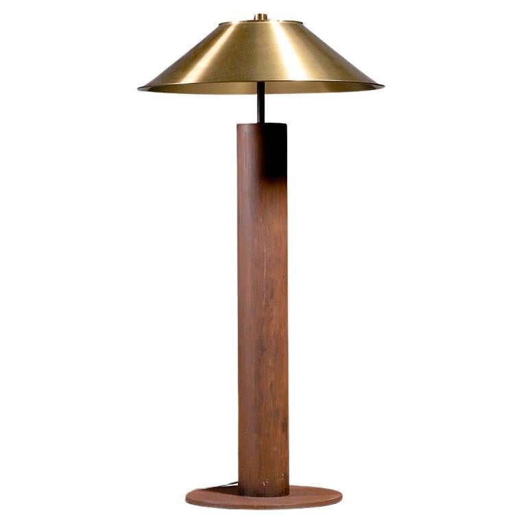 Peter Preller per Tecta, Lampada da terra modernista in acciaio, anni '80 in vendita